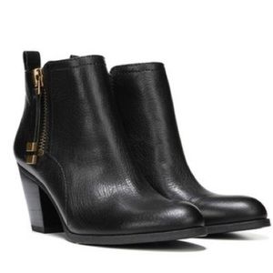 Franco Sarto Diana Leather Ankle Boots